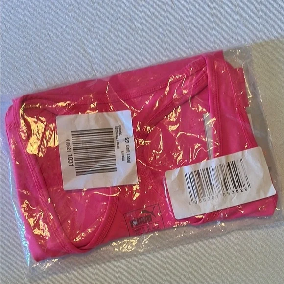 Puma Pink Fitted Tank Top - Picture 6 of 6